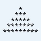 full pyramid pattern program in c using star quescol