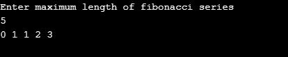 fibonacci series in c using recursion