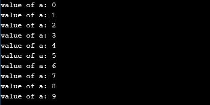 for loop example in c