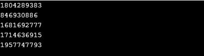 rand function example in c