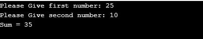 Java program to add two numbers without using addition operator - Quescol