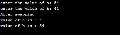 C Program To Swap Two Numbers Using Third Variable - Quescol