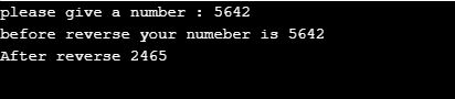 program to reverse a number in python