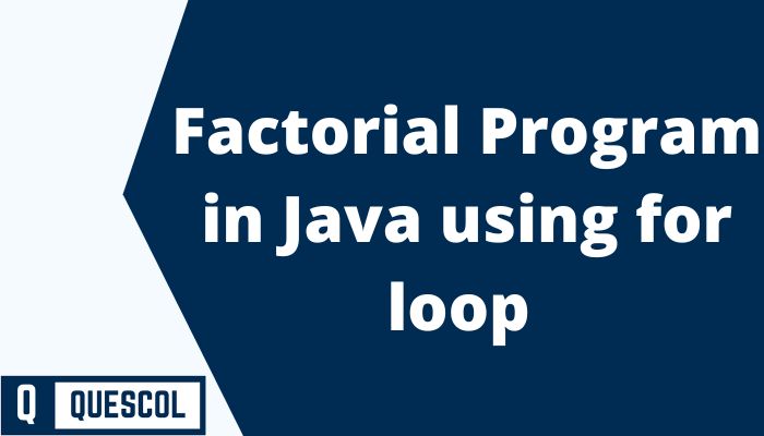 factorial program in java iterative method