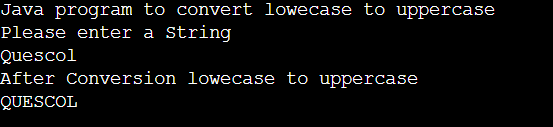 Java Program To Convert Lowercase Character To Uppercase Character 